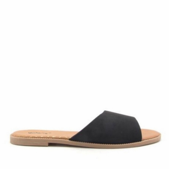 Qupid Slide On Sandals - Picture 3 of 4